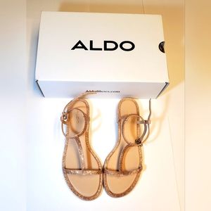 Aldo Bling Strap Sandals Size 8